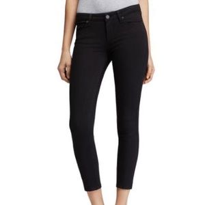 Paige Verdugo Crop skinny jeans in black